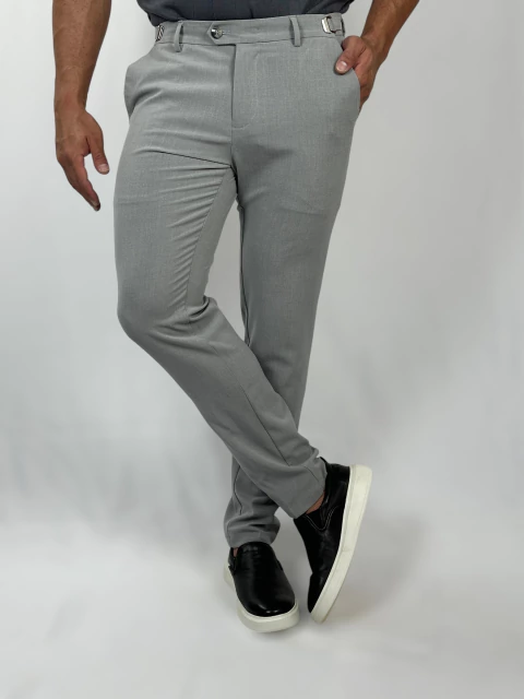 CALÇA ALF ATENAS AJUSTE LATERAL CINZA ZIGMA