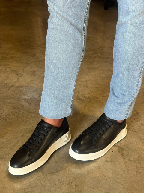 SNEAKER ELASTIC PRETO SOLA BRANCA ZIGMA