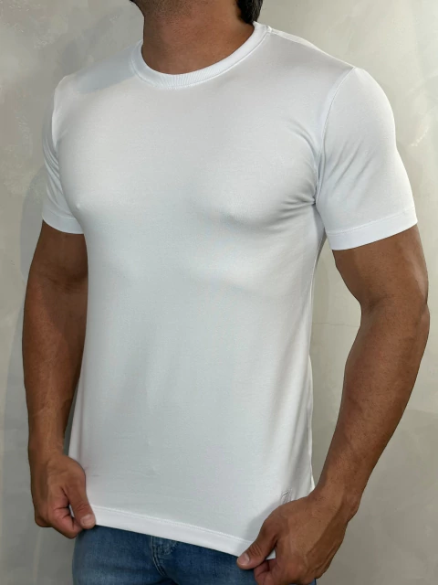 CAMISETA ESSENTIAL COTTON PREMIUM BRANCA ZIGMA