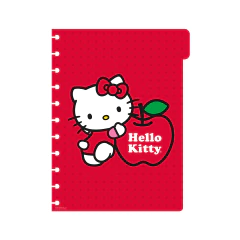 CUADERNO MOOVING LOOP A DISCOS CARTA HELLO KITTY - tienda online