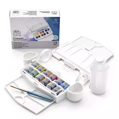 WINSOR AND NEWTON SET ACUARELA COTMAN SET FIELD PLUS X 12 - comprar online