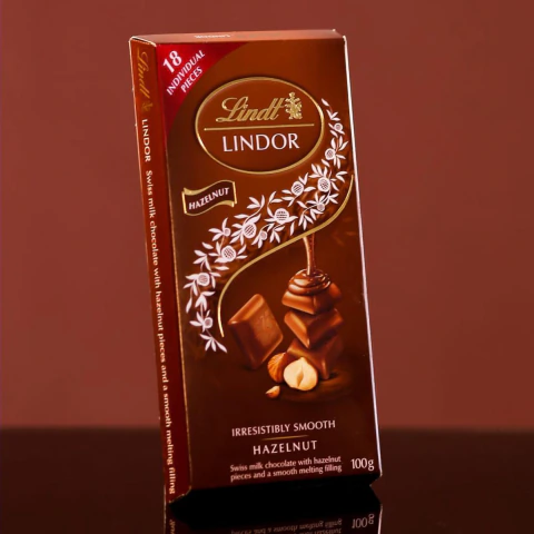 LINDT LINDOR 100G HAZELNUT