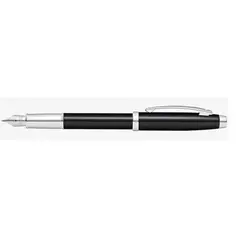 PLUMA FUENTE SHEAFFER SERIE 100 NEGRO BRILLANTE E0933853 - Librería Karukinka Ushuaia