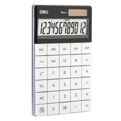 CALCULADORA DELI TOUCH 12 DIGITOS BLANCA - comprar online