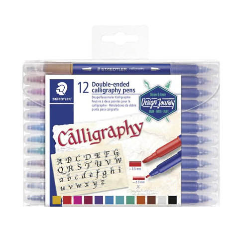 MARCADOR STAEDTLER DUO CALIGRAFICA 3005 X 12UND - comprar online