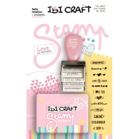 SELLO IBI ROTATIVO C/ALMOHADILLA LOVE - comprar online