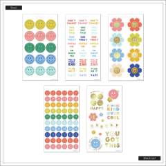 BLOCK STICKERS THP 5H X 118 STICKERS S HAPPY - Librería Karukinka Ushuaia