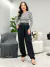 Blusa Listrada Bia Preto e Branco - comprar online