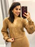 Conjunto Tricô Cardigan e Calça Wide Mocha - loja online