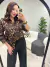 Camisa Animal Print Rova Escuro - comprar online