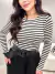 Blusa Listrada Bia Preto e Branco