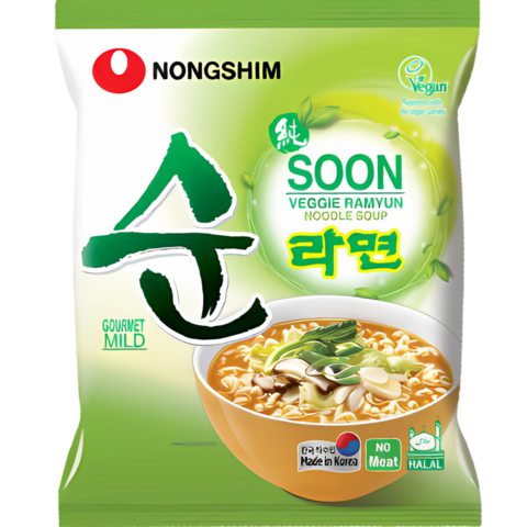 Lamen Coreano Pacote Soon Veggie 112g