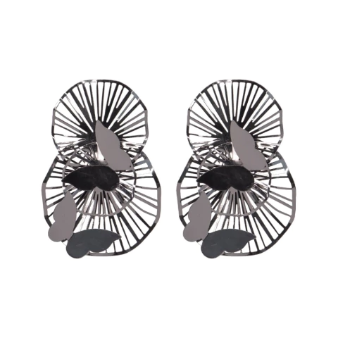 Brinco com Borboleta 3D