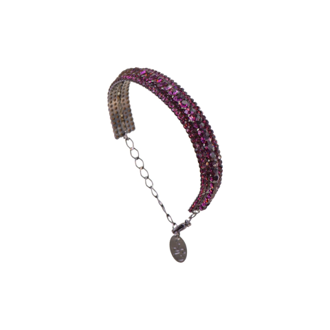 Pulseira Dupla Cravejada com Cristais - loja online