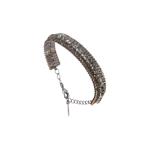 Imagem do Pulseira Dupla Cravejada com Cristais