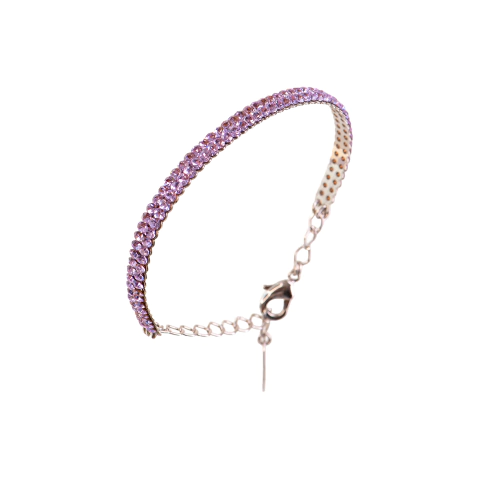 Pulseira Fina com Cristais - Mais cores - Letícia Sarabia Acessórios