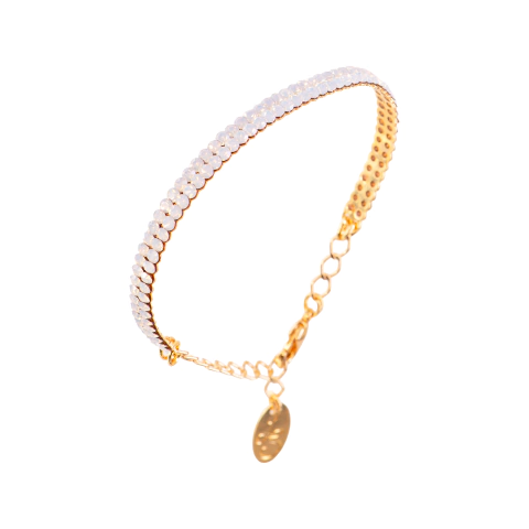 Pulseira Fina com Cristais - Mais cores - loja online