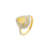 Anel Gota Fancy Yellow com 3 Fileiras Cravejadas - buy online