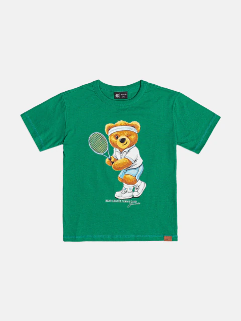 T-SHIRT COM ESTAMPA DE URSO YOUCCIE