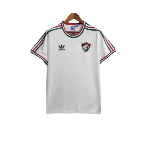 Camisa Fluminense Retrô 14/15 Adidas Masculina - Branca com detalhes em vermelho e verde