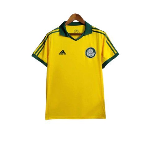 Camisa Retrô Palmeiras 2014 - Adidas Masculina - Amarela com detalhes em verde