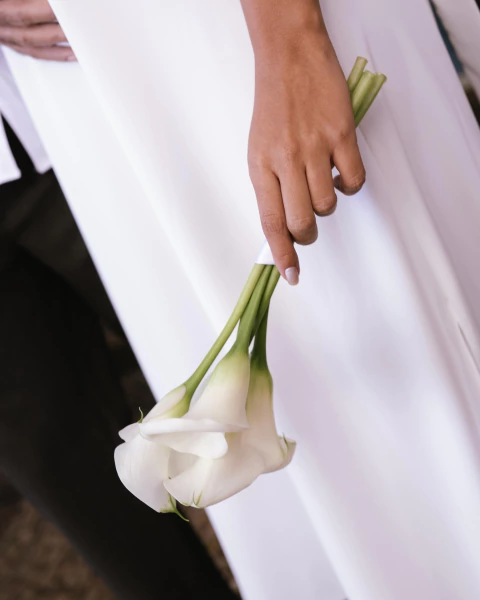 Buquê Noiva Callas Brancas - comprar online