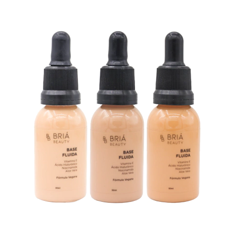 BASE FLUIDA 30ML BRIA BEAUTY TONS CLAROS