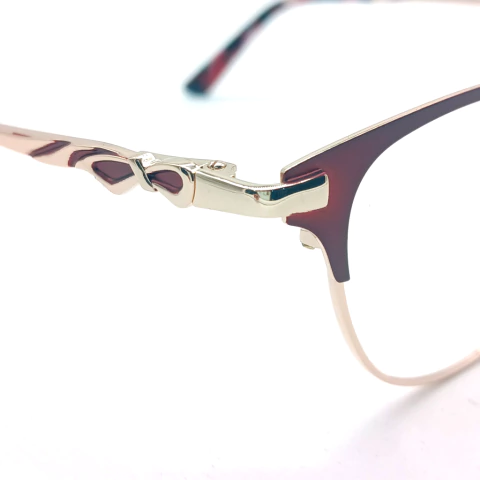 Armazón Glovii - Ovalado - Bordó - comprar online