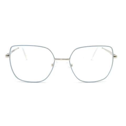 Armazón de Receta Dacil - Modelo Cuadrado - Celeste Pastel - comprar online