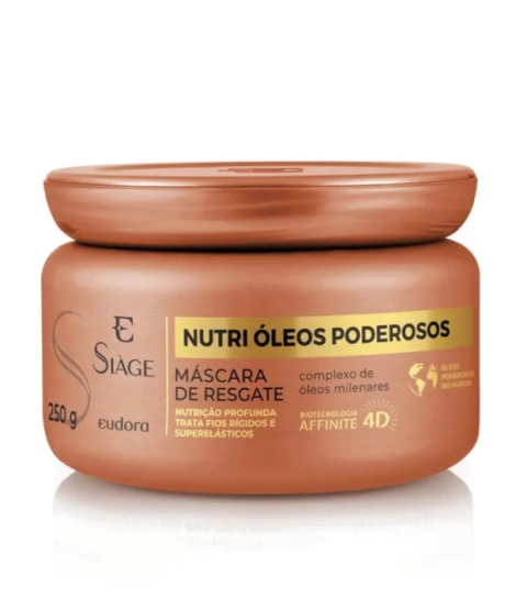 Máscara Capilar Siàge Nutri Óleos Poderosos
