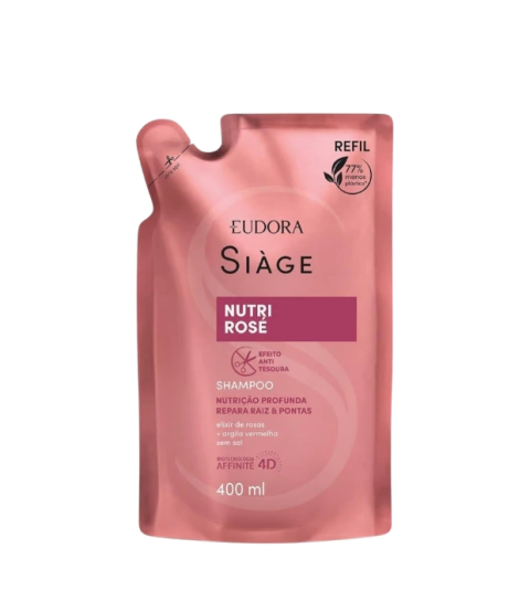 Refil Shampoo Siàge Nutri Rosé 400ml