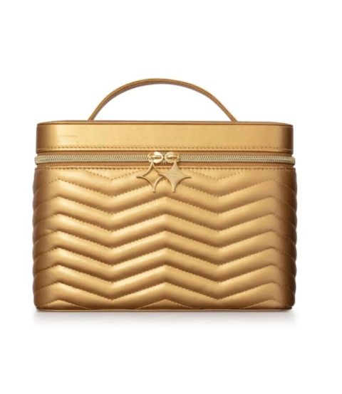 Maleta de Maquiagem Dourada Eudora