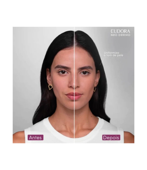 Protetor Solar Facial com Cor Eudora Neo Dermo FPS 70 COR 1 40ml