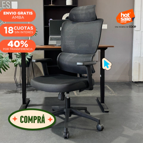 Silla Ergonomics Pro Reclinable Asyncro Confort
