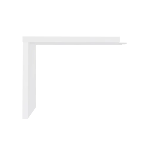 Mesa De Apoyo Blanca Tamburato Para Oficina Moderna