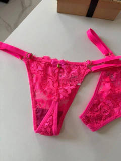 Calcinha Empina bumbum rosa neon - comprar online