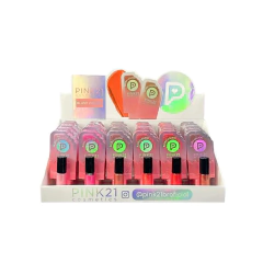 BLUSH LIQUIDO COM 6 TONALIDADES PINK 21 DISP C/24 UND - comprar online