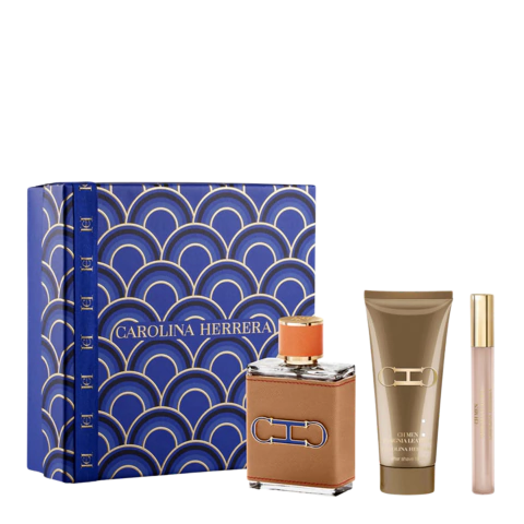 Set Carolina Herrera Ch Pasion Men Edp 100Ml & After Shave & Travel Size