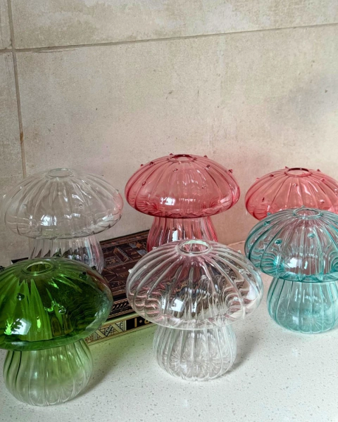 HONGOS DE VIDRIO (10cmx10.5cm) - comprar online