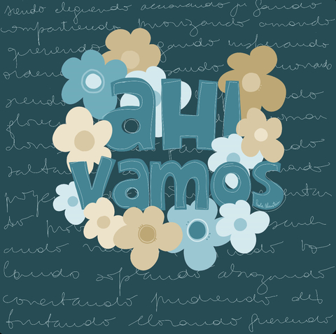 Pañuelo AHI VAMOS 70x70 - comprar online