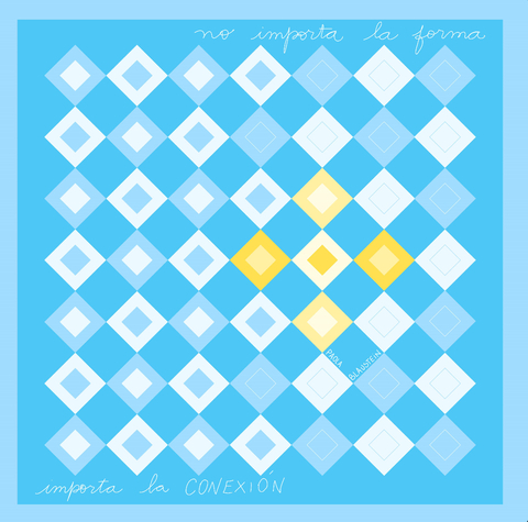 Pañuelo Conexion Argentina 70x70 - comprar online