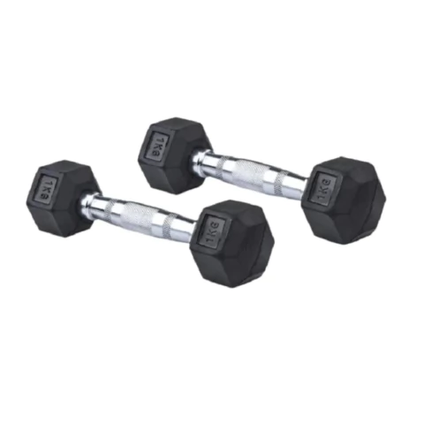 Par Mancuernas Caucho Hexagonales 1 Kg Proyec - comprar online