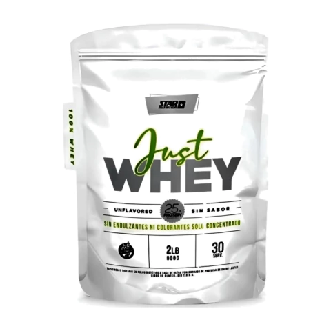 Just Whey 2 Lb Star Nutrition Proteina Pura Sin Sabor - comprar online