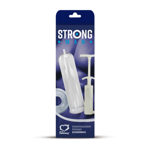 Bomba Peniana Strong Man Manual com Seringa Perolada