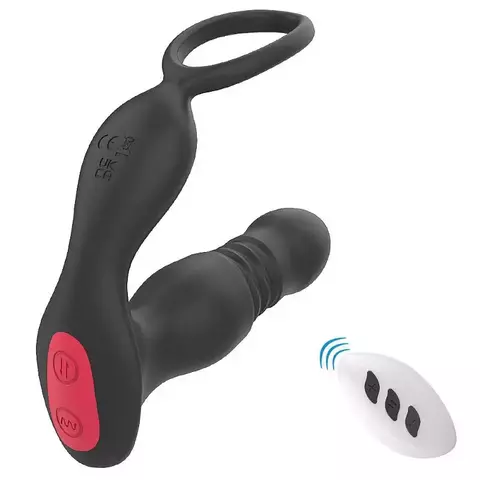 Vibrador de Próstata com Anel Peniano Integrado - Rocky - comprar online