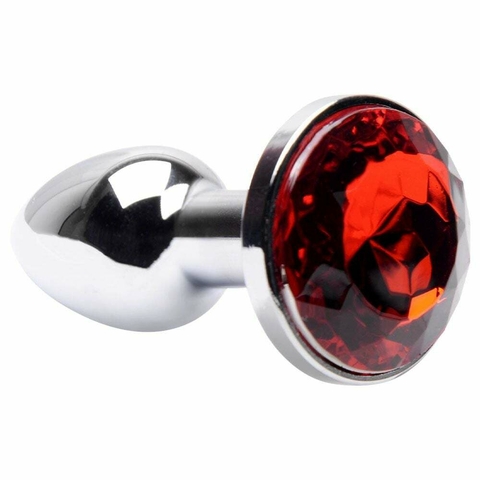 PLUG ANAL EM METAL CROMADO PP