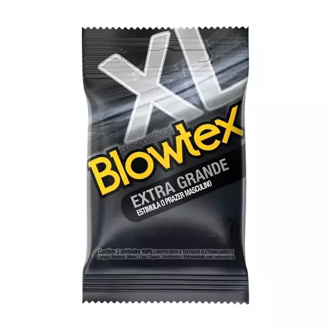 Preservativo Blowtex Extra Grande Com 3 Unidades