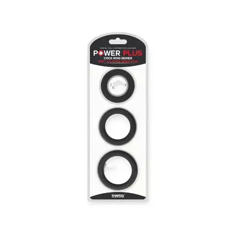 Anel Peniano Kit com 3 Anéis Power Plus Soft Silicone - comprar online