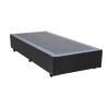 Base Cama Box Solteiro 88x188 Preto Corino