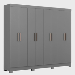 Guarda Roupa Casal 8 Portas 4 Gavetas com Pés Paris